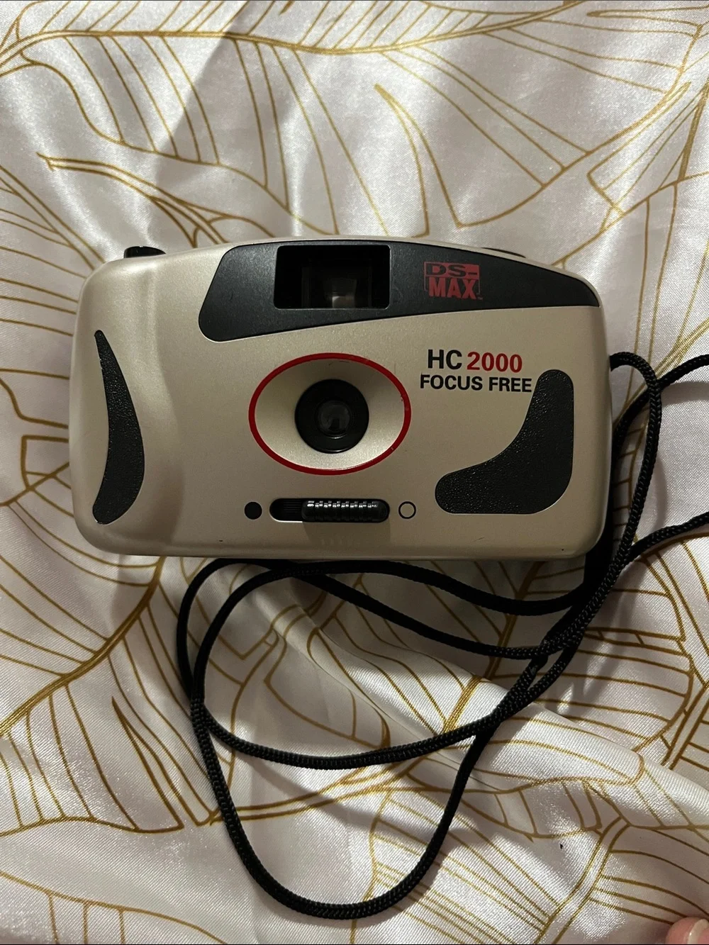 Watters Silver, Black and Red HC2000 Focus-Free Film Camera